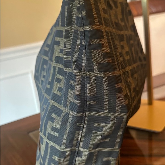 Fendi Black and Brown Monogram Tote - Picture 3 of 8